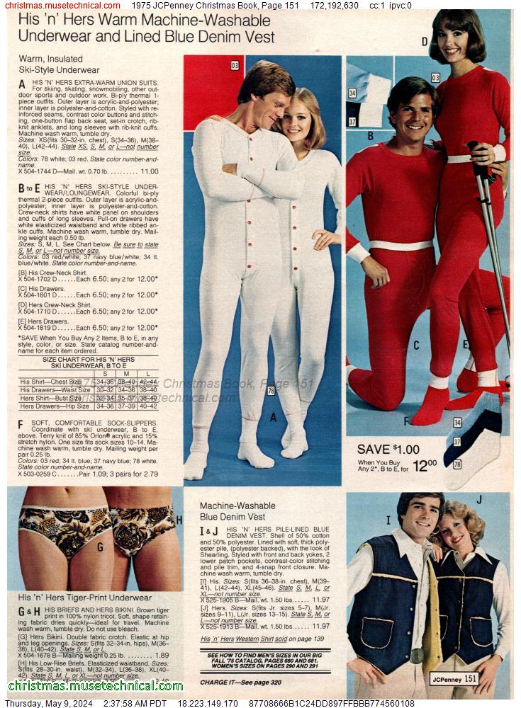 1975 JCPenney Christmas Book, Page 151