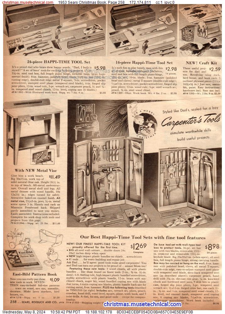 1953 Sears Christmas Book, Page 258