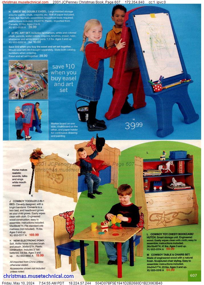 2001 JCPenney Christmas Book, Page 607