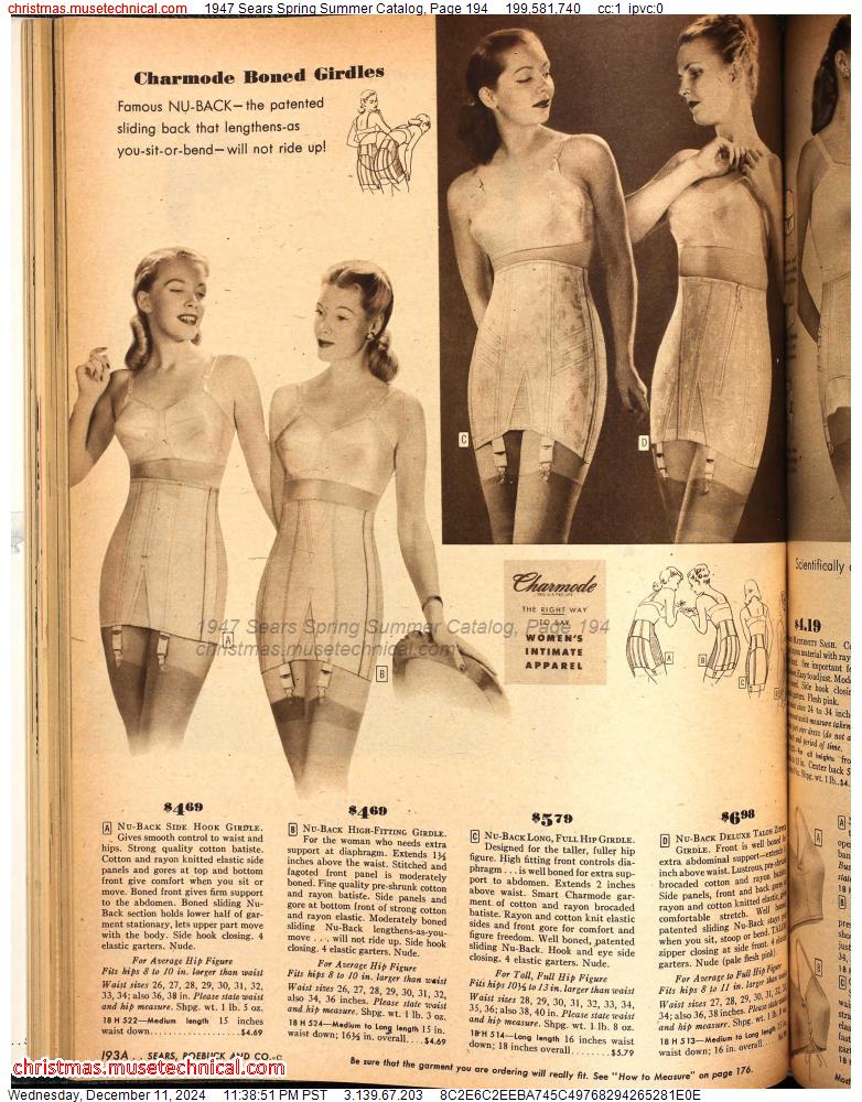 1947 Sears Spring Summer Catalog, Page 194