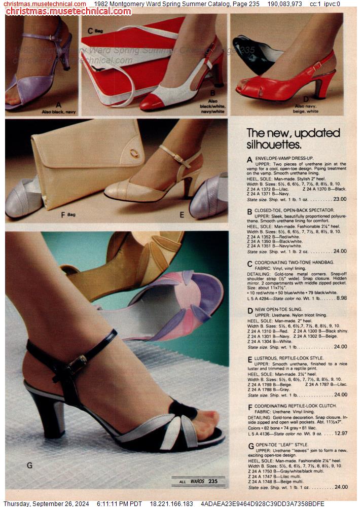 1982 Montgomery Ward Spring Summer Catalog, Page 235