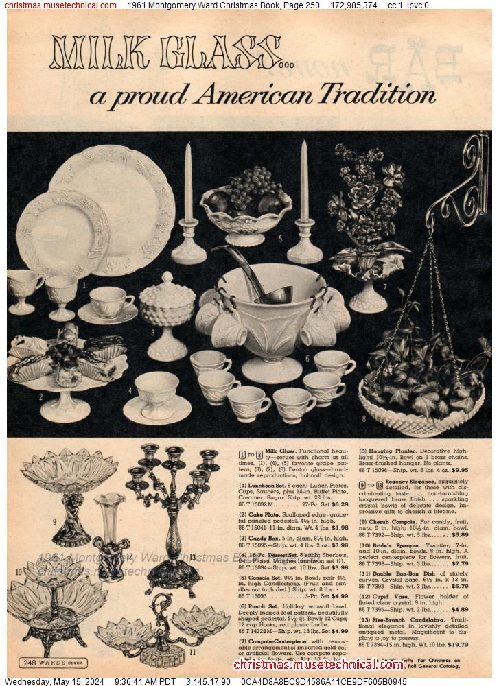 1961 Montgomery Ward Christmas Book, Page 250