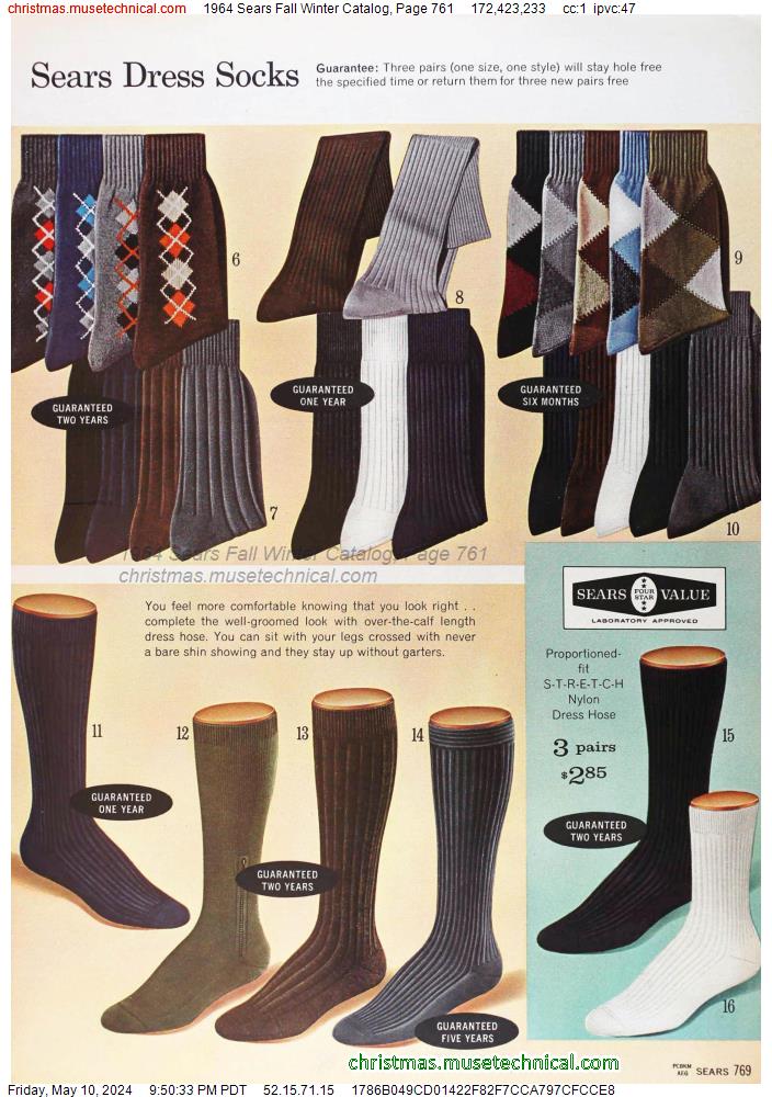 1964 Sears Fall Winter Catalog, Page 761