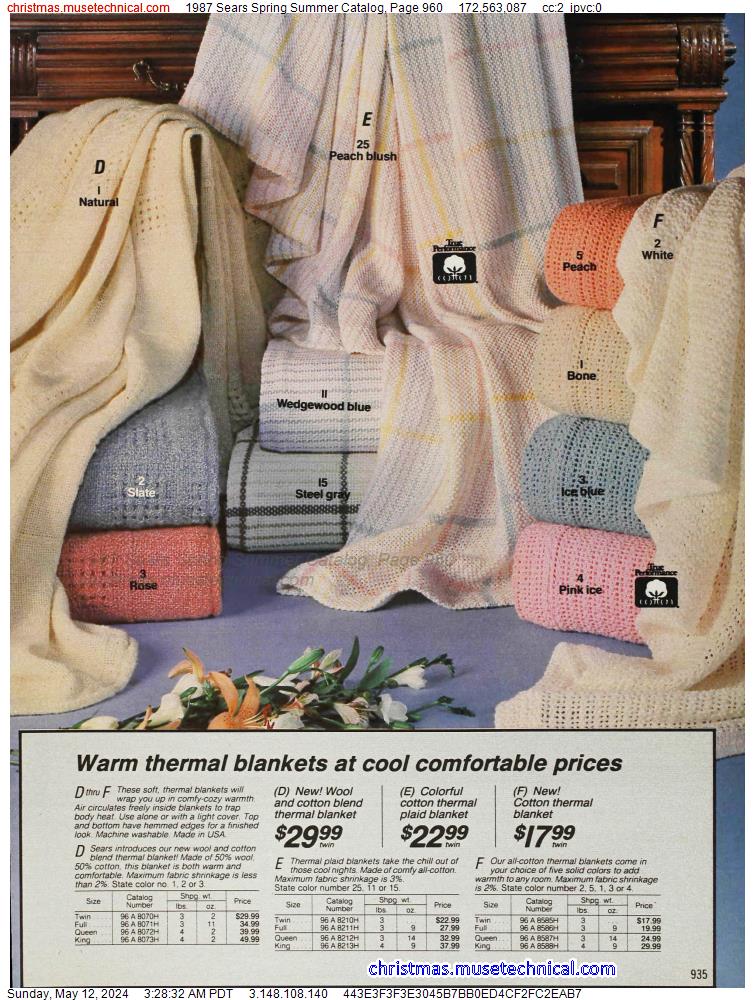 1987 Sears Spring Summer Catalog, Page 960