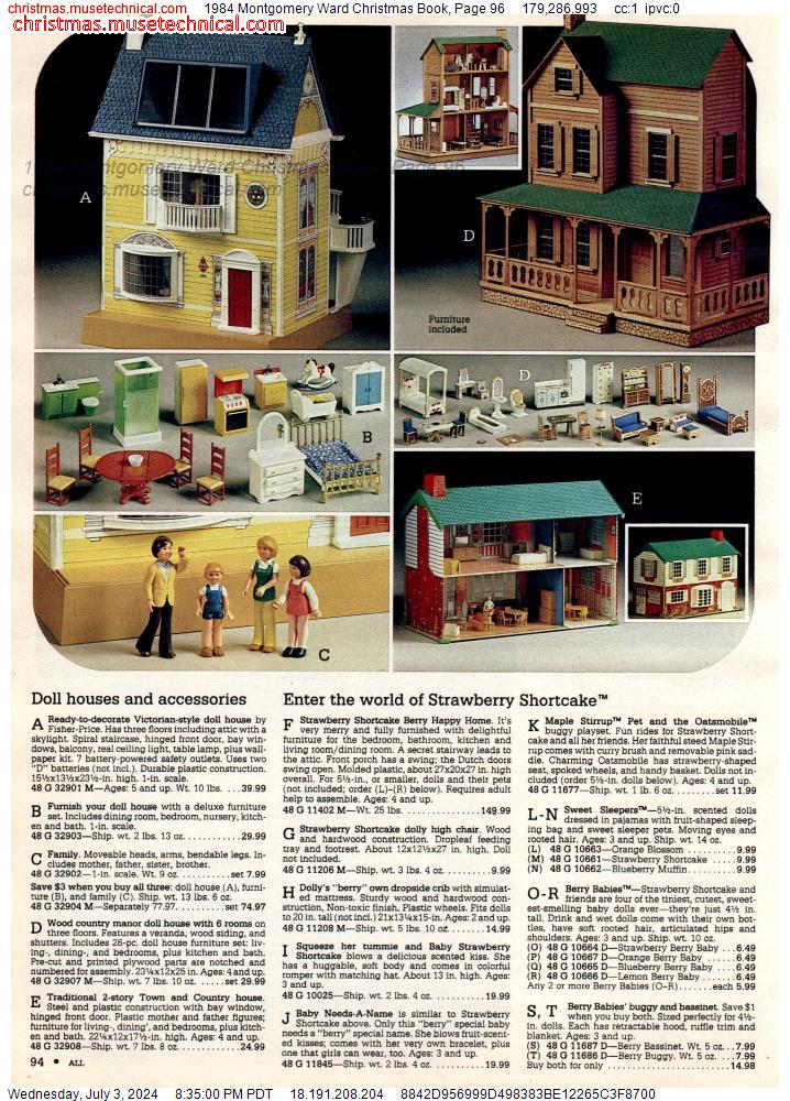 1984 Montgomery Ward Christmas Book, Page 96
