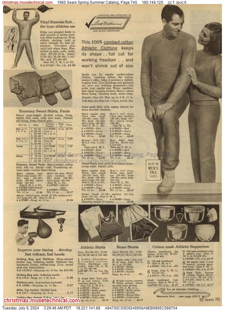 1965 Sears Spring Summer Catalog, Page 745