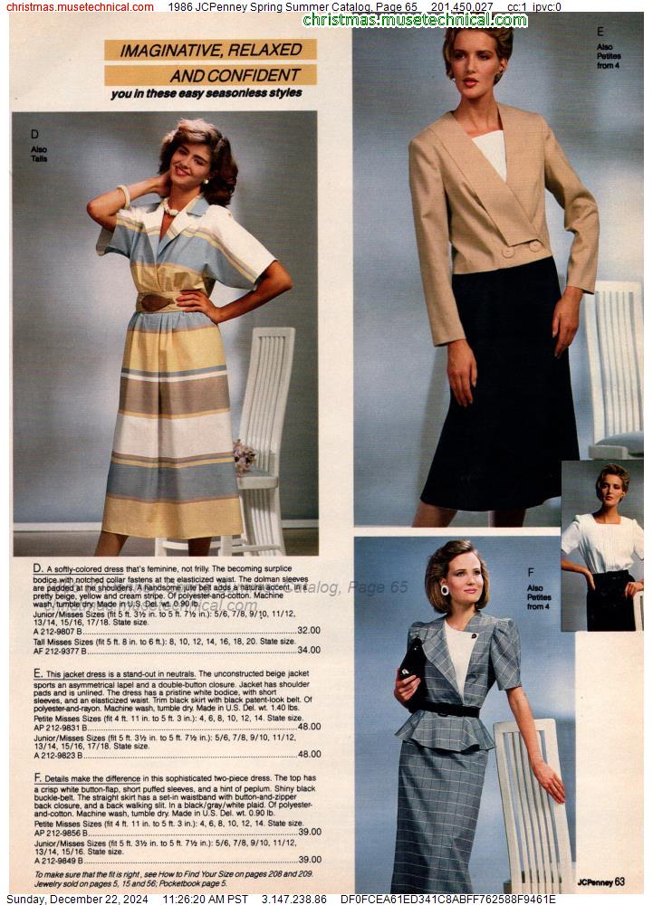 1986 JCPenney Spring Summer Catalog, Page 65