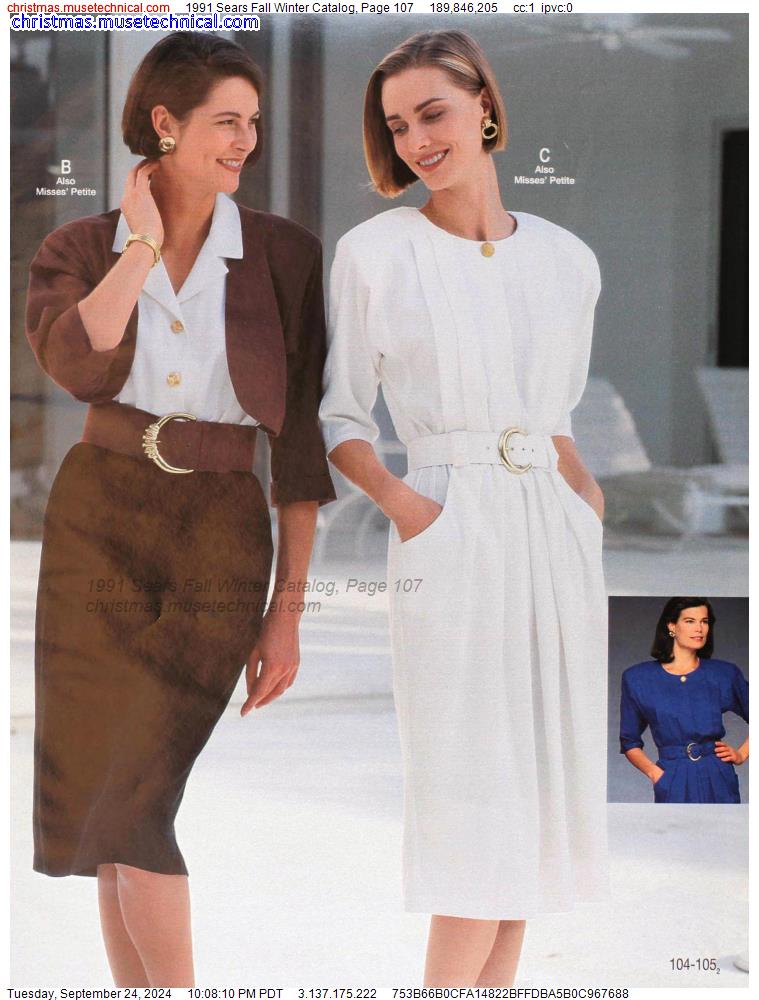 1991 Sears Fall Winter Catalog, Page 107 - Catalogs & Wishbooks