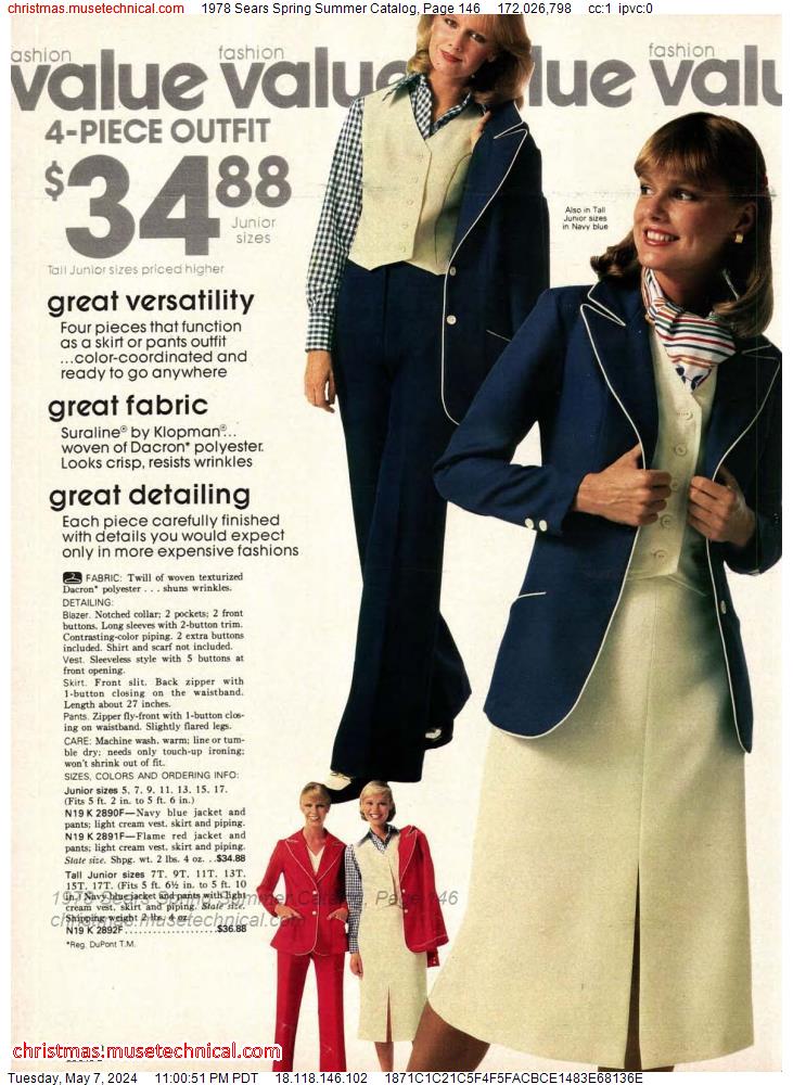 1978 Sears Spring Summer Catalog, Page 146