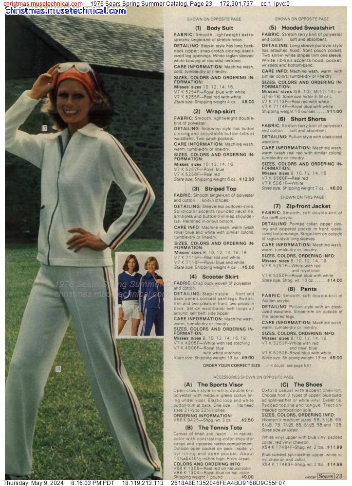 1976 Sears Spring Summer Catalog, Page 23