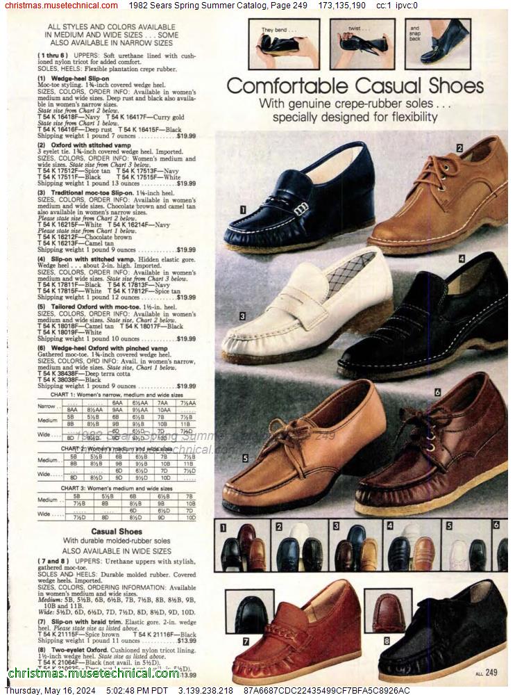 1982 Sears Spring Summer Catalog, Page 249