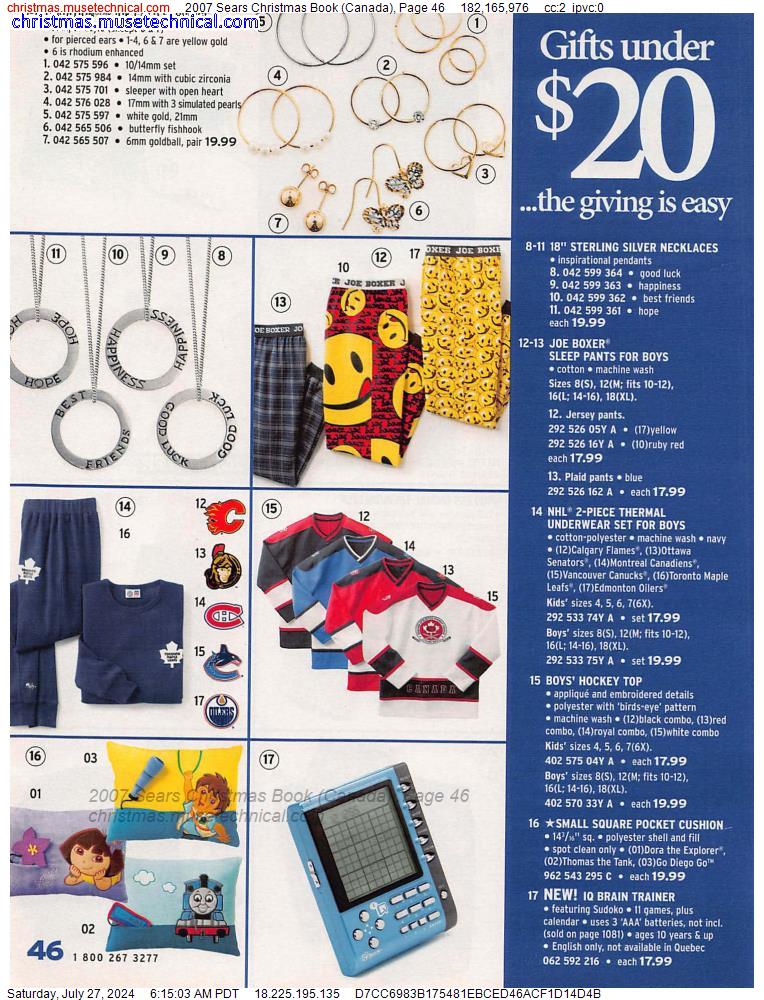 2007 Sears Christmas Book (Canada), Page 46