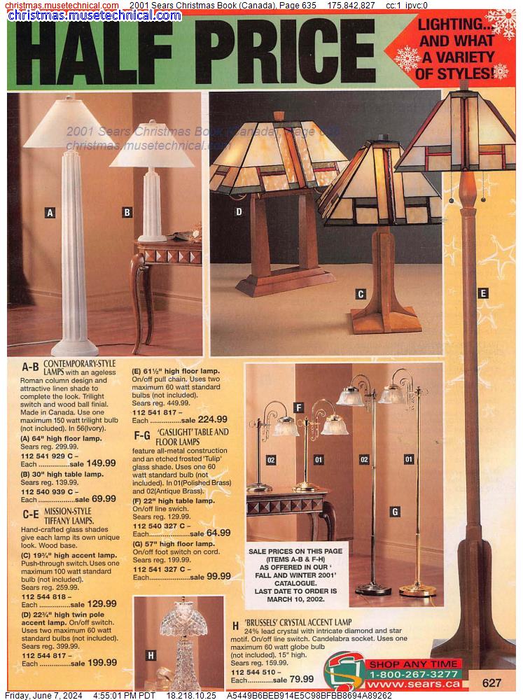 2001 Sears Christmas Book (Canada), Page 635