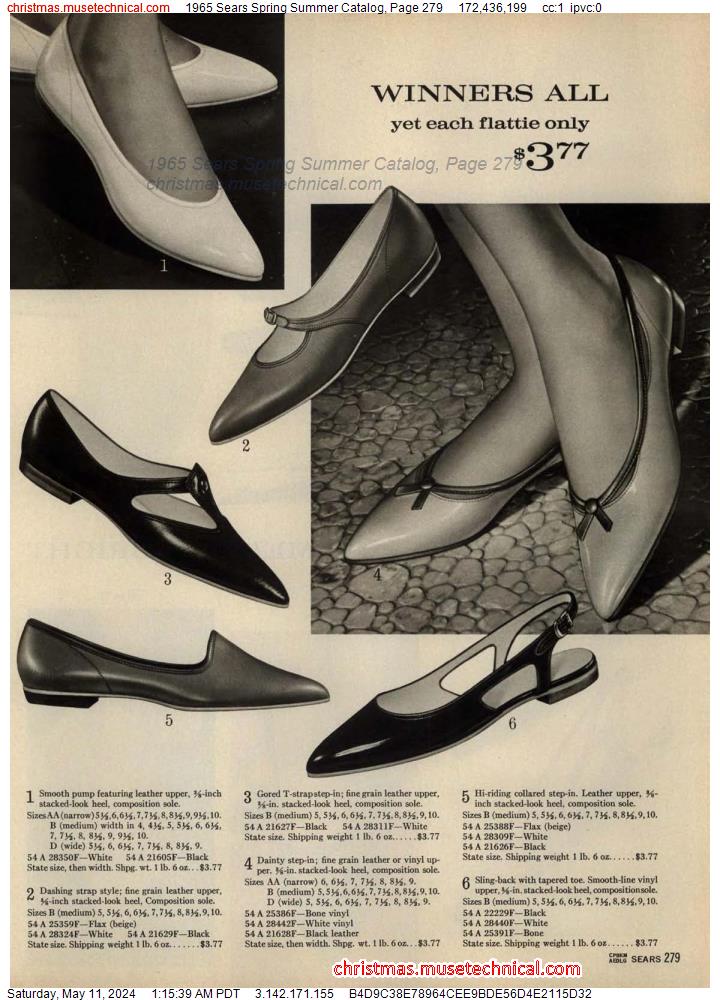 1965 Sears Spring Summer Catalog, Page 279