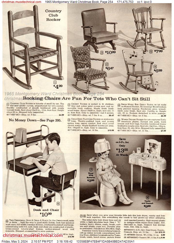 1965 Montgomery Ward Christmas Book, Page 254