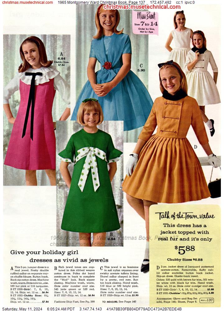 1965 Montgomery Ward Christmas Book, Page 137
