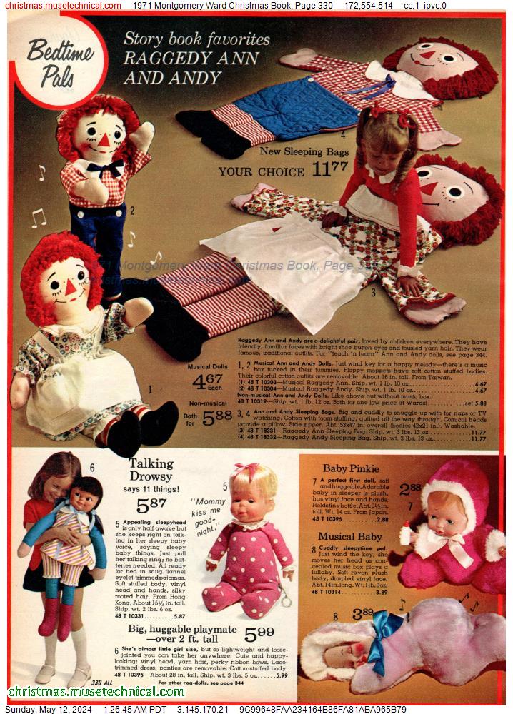1971 Montgomery Ward Christmas Book, Page 330