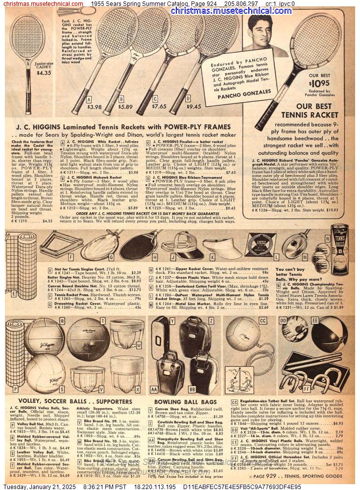 1955 Sears Spring Summer Catalog, Page 924