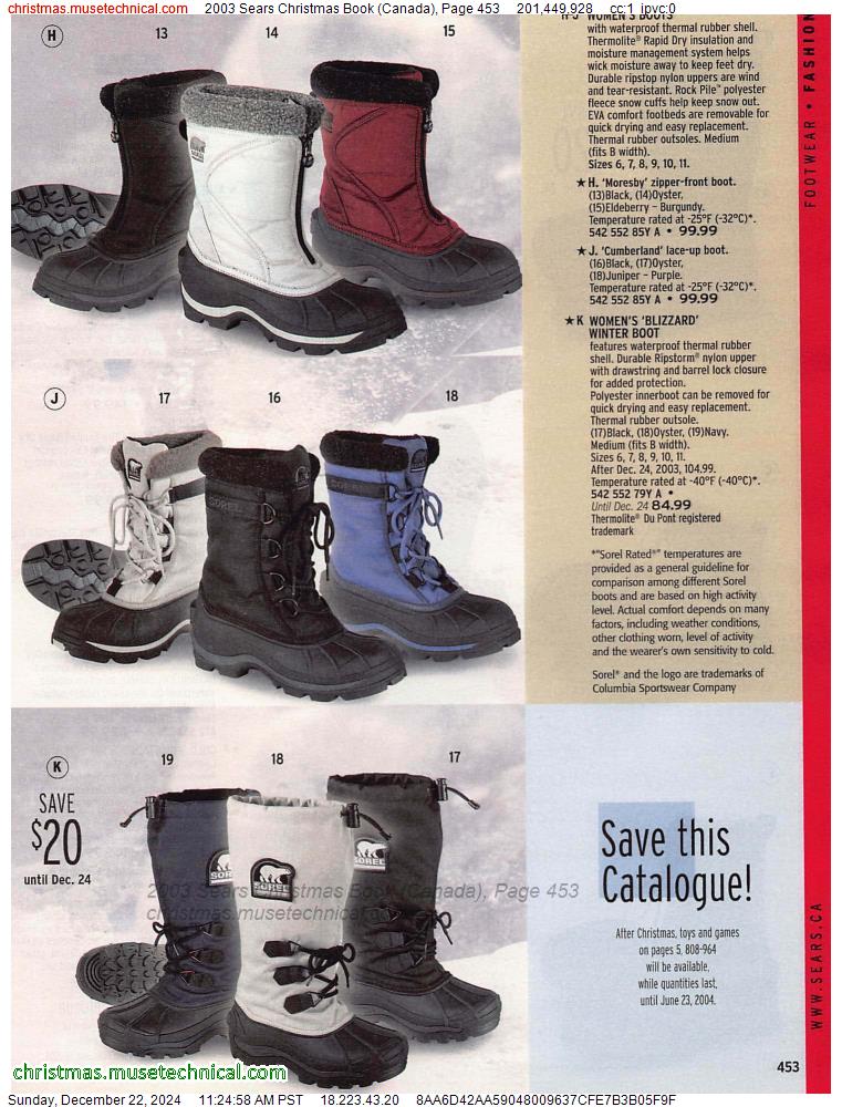 2003 Sears Christmas Book (Canada), Page 453