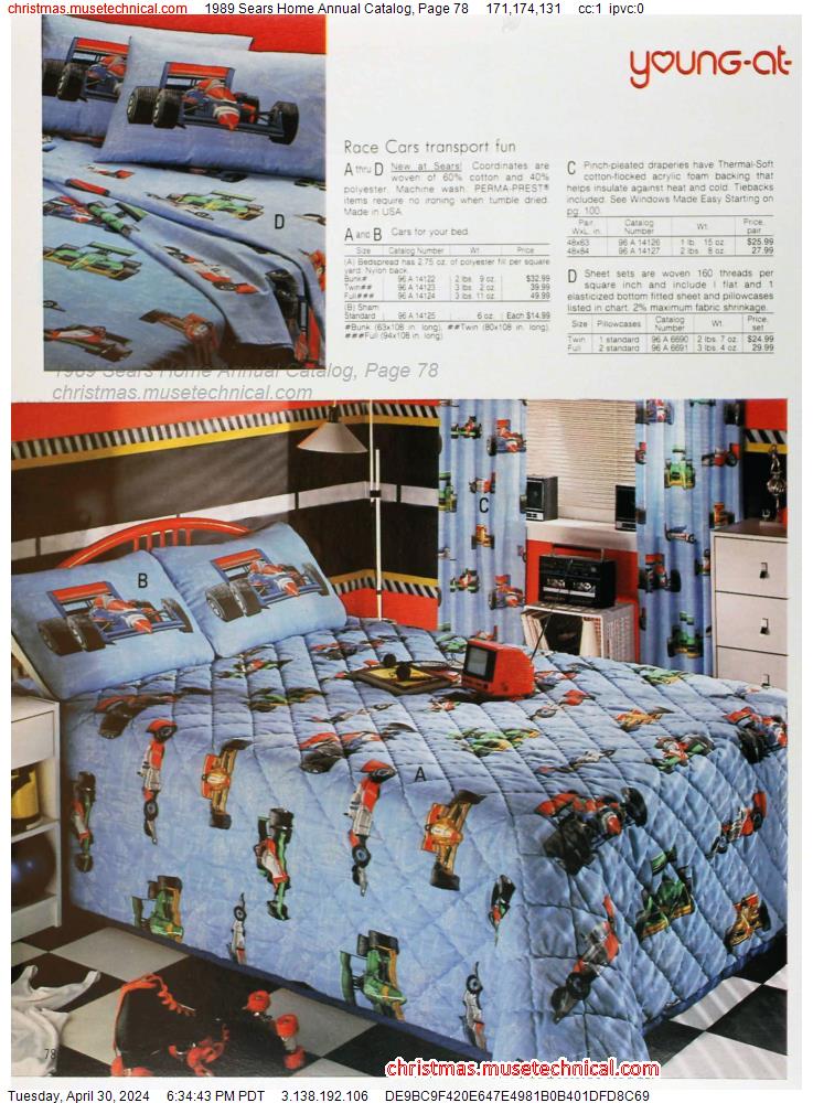 1989 Sears Home Annual Catalog, Page 78