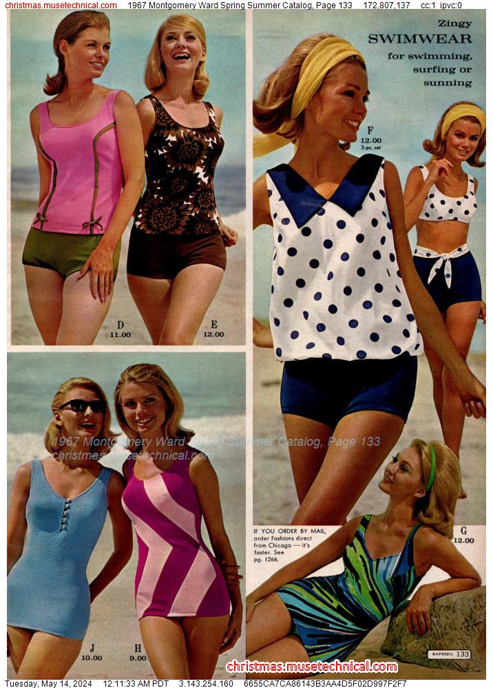 1967 Montgomery Ward Spring Summer Catalog, Page 133