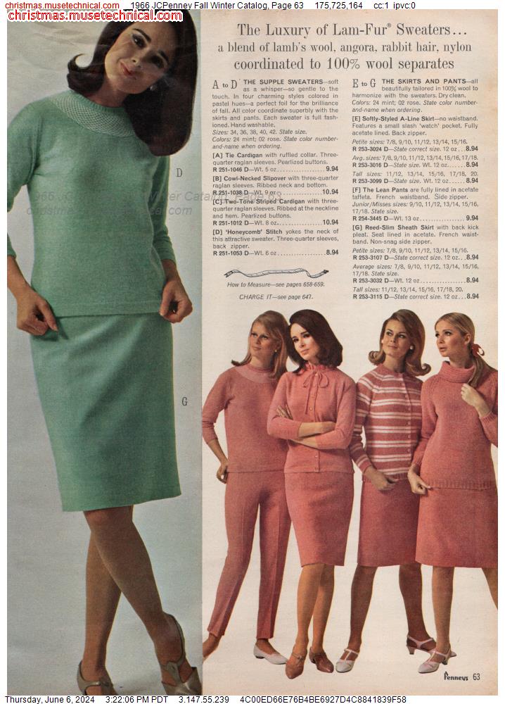 1966 JCPenney Fall Winter Catalog, Page 63