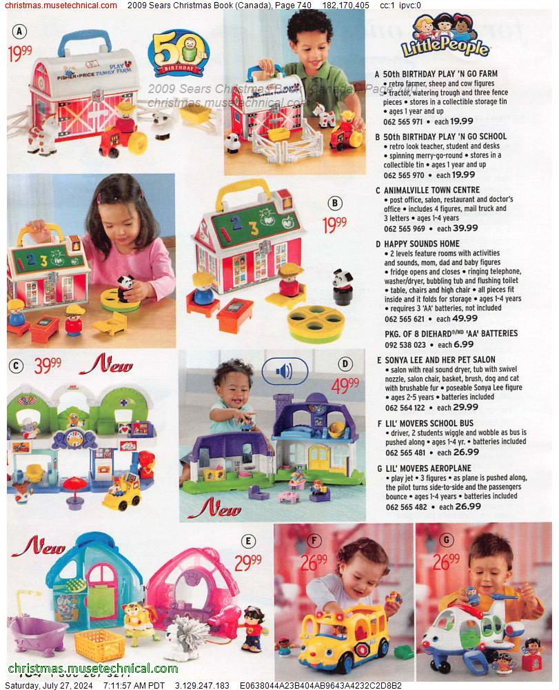2009 Sears Christmas Book (Canada), Page 740