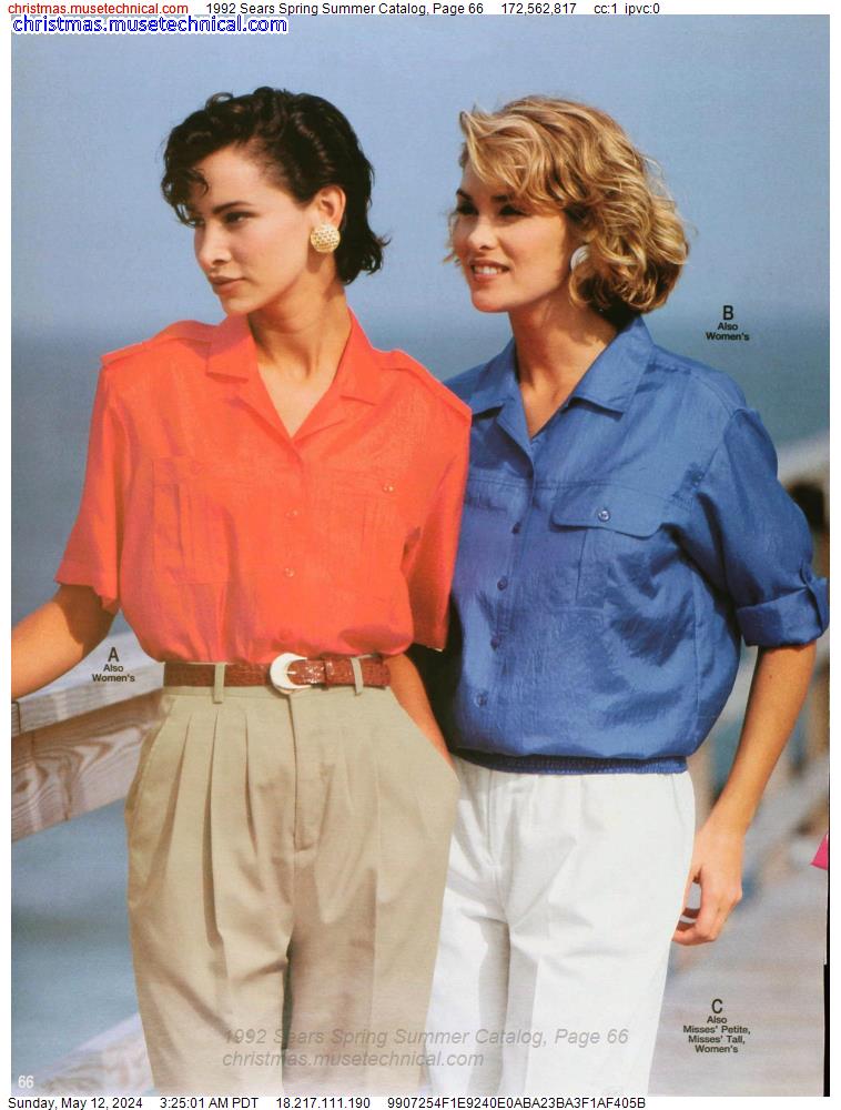 1992 Sears Spring Summer Catalog, Page 66