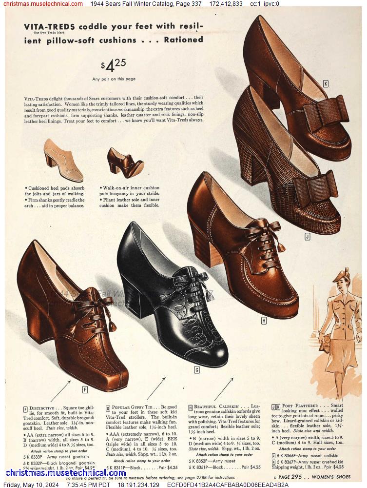 1944 Sears Fall Winter Catalog, Page 337