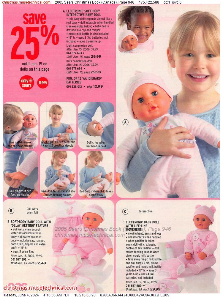 2005 Sears Christmas Book (Canada), Page 946