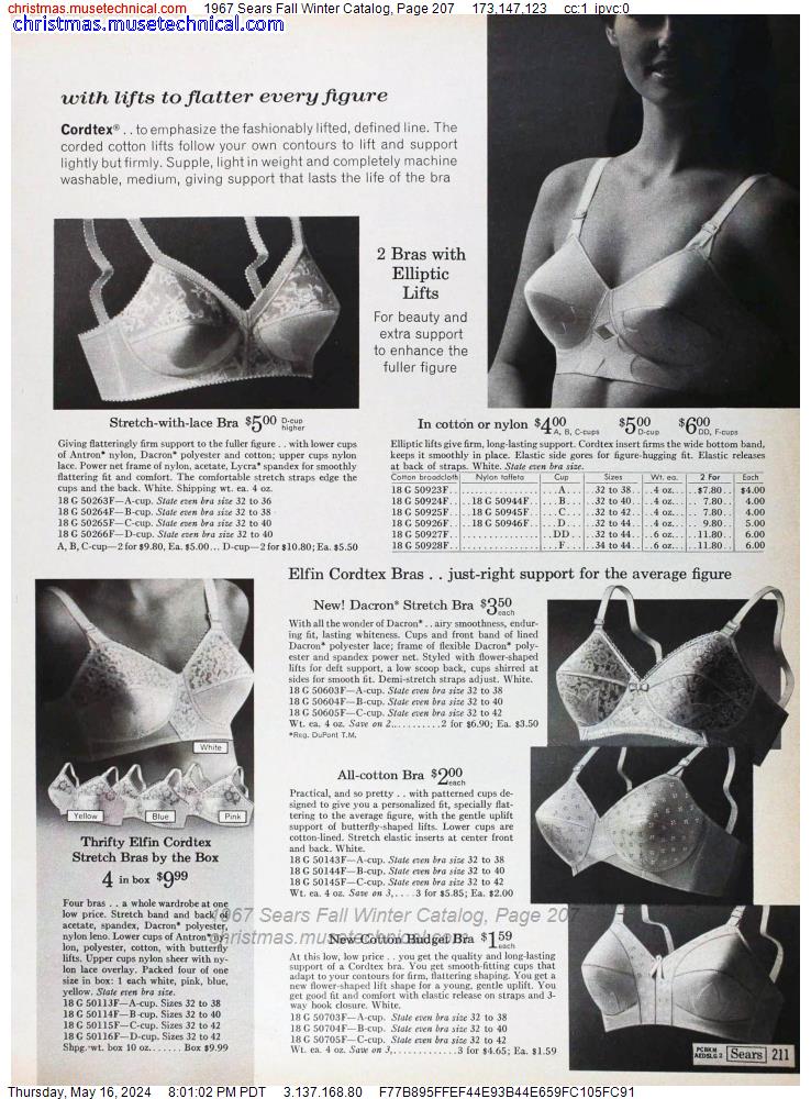 1967 Sears Fall Winter Catalog, Page 207