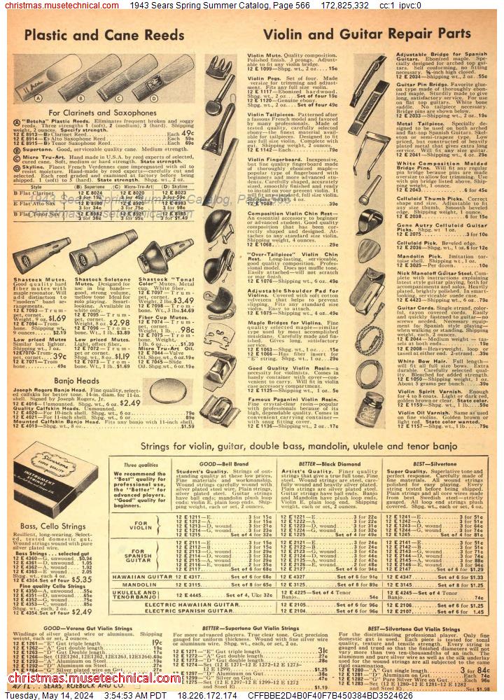 1943 Sears Spring Summer Catalog, Page 566