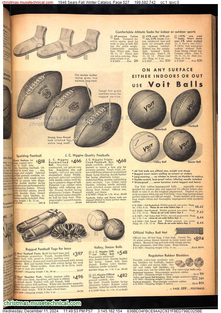 1946 Sears Fall Winter Catalog, Page 527