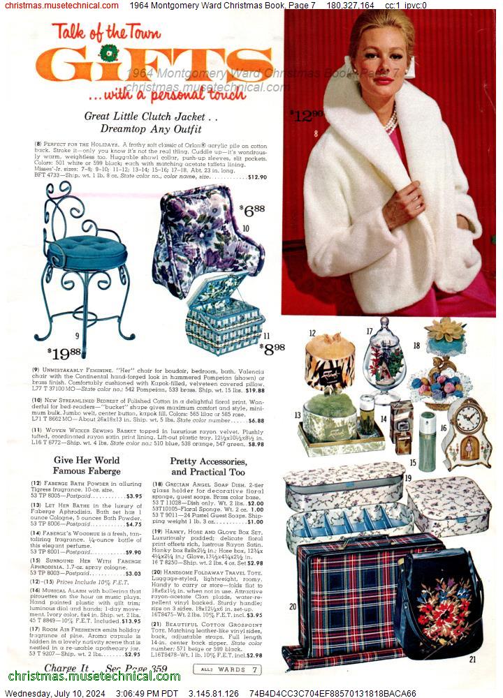 1964 Montgomery Ward Christmas Book, Page 7