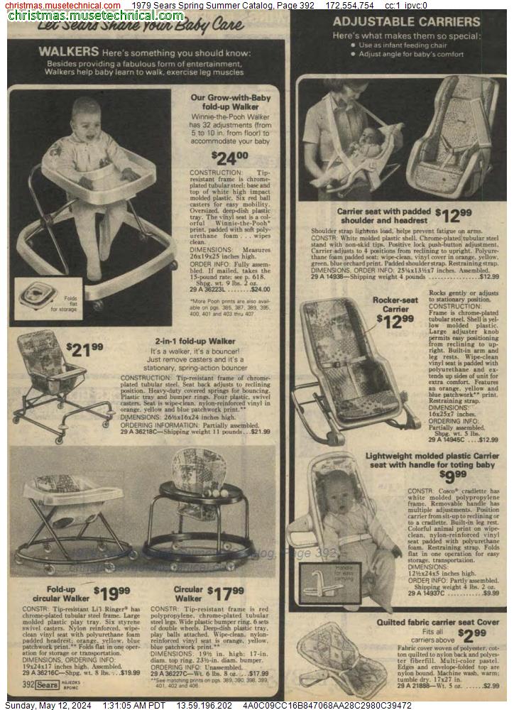 1979 Sears Spring Summer Catalog, Page 392