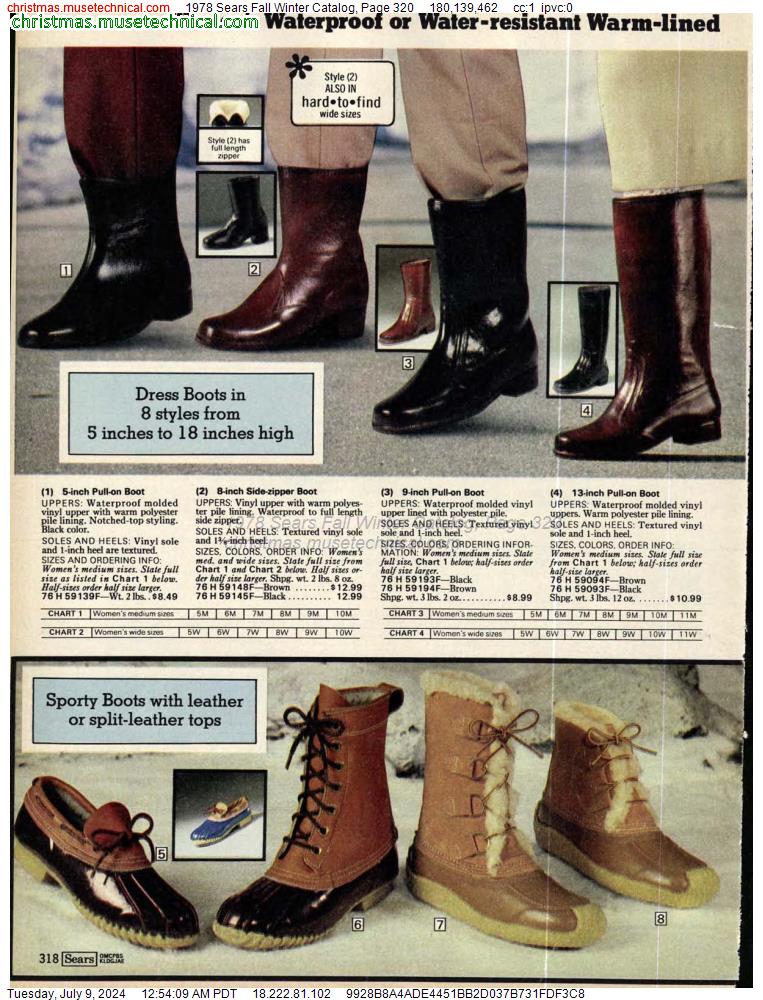 1978 Sears Fall Winter Catalog, Page 320