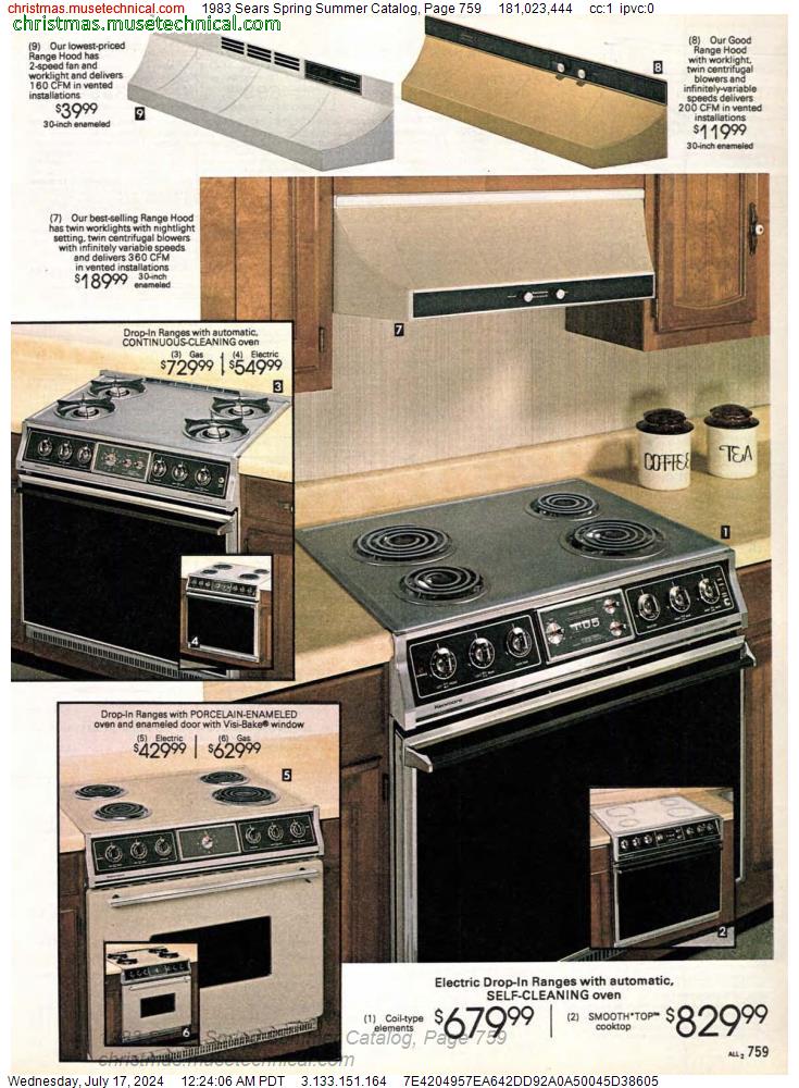 1983 Sears Spring Summer Catalog, Page 759