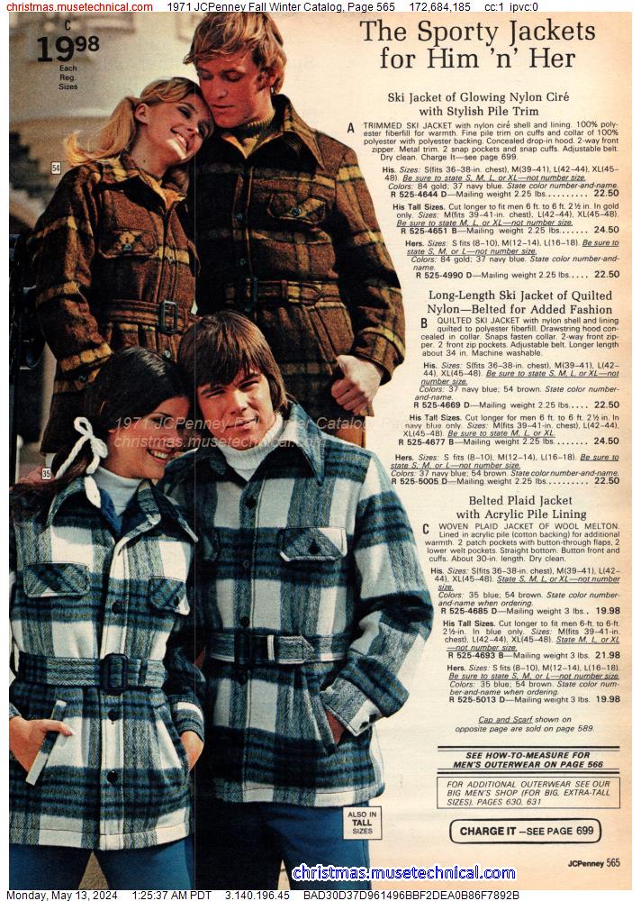 1971 JCPenney Fall Winter Catalog, Page 565