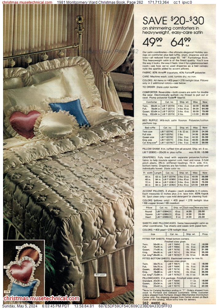 1981 Montgomery Ward Christmas Book, Page 262