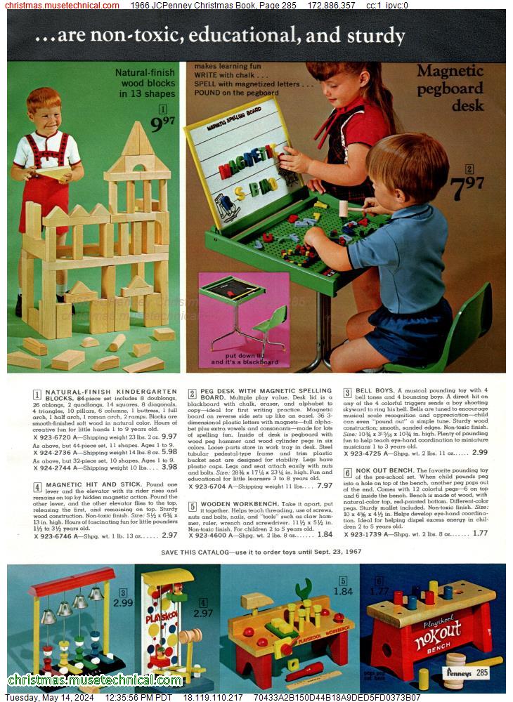 1966 JCPenney Christmas Book, Page 285