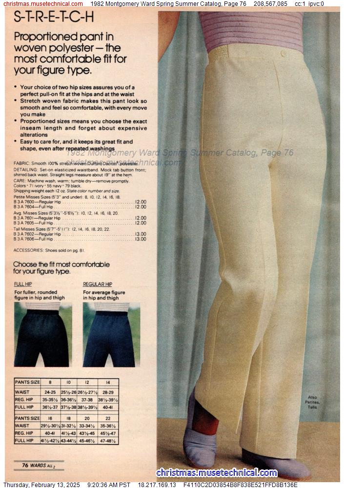 1982 Montgomery Ward Spring Summer Catalog, Page 76