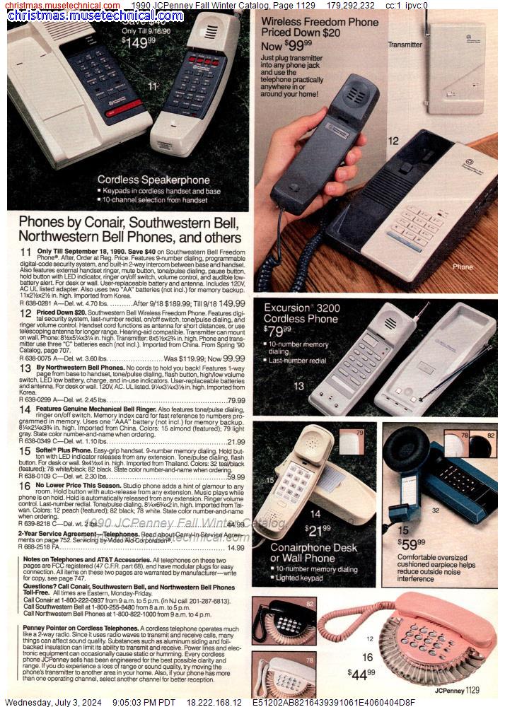 1990 JCPenney Fall Winter Catalog, Page 1129