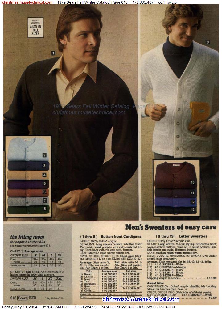 1979 Sears Fall Winter Catalog, Page 618