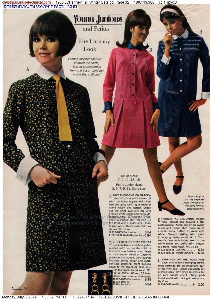 1966 JCPenney Fall Winter Catalog, Page 32 - Catalogs & Wishbooks