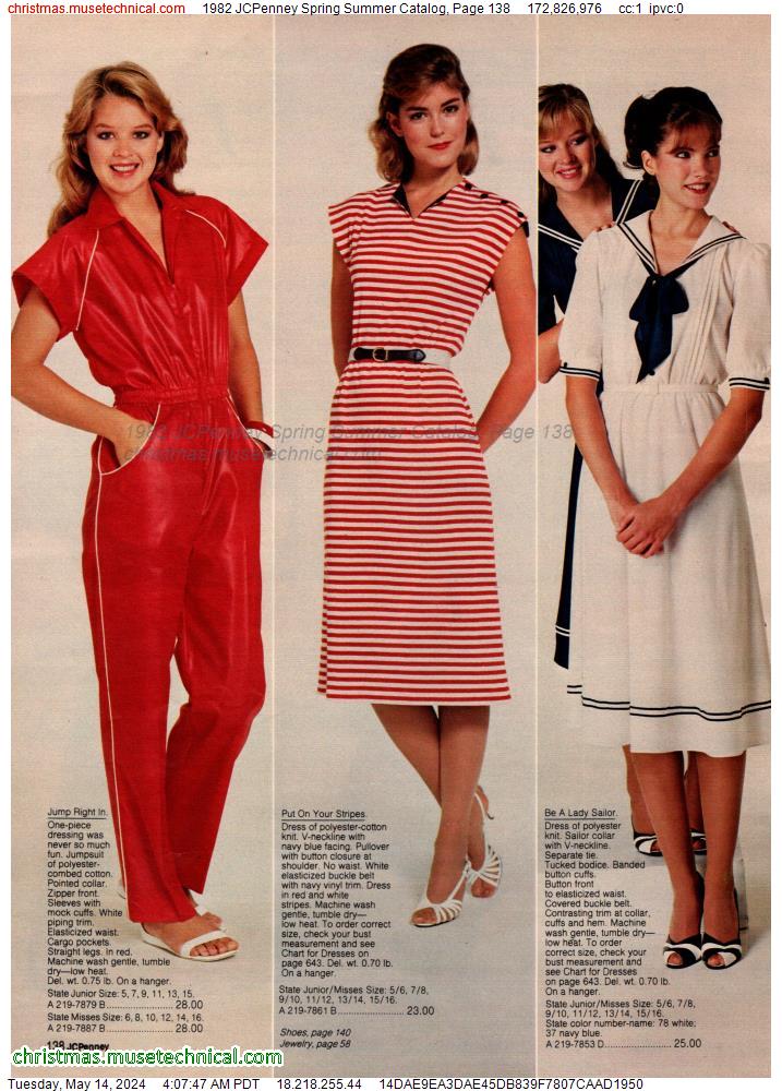 1982 JCPenney Spring Summer Catalog, Page 138