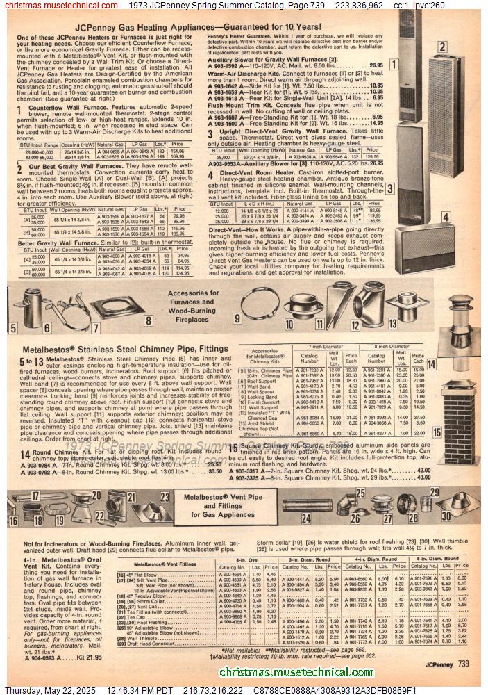 1973 JCPenney Spring Summer Catalog, Page 739