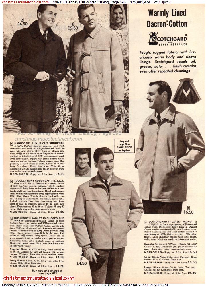 1963 JCPenney Fall Winter Catalog, Page 596