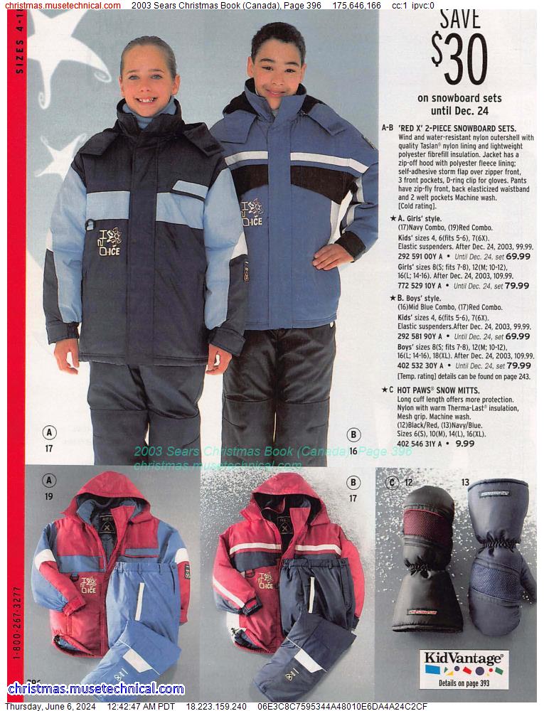 2003 Sears Christmas Book (Canada), Page 396