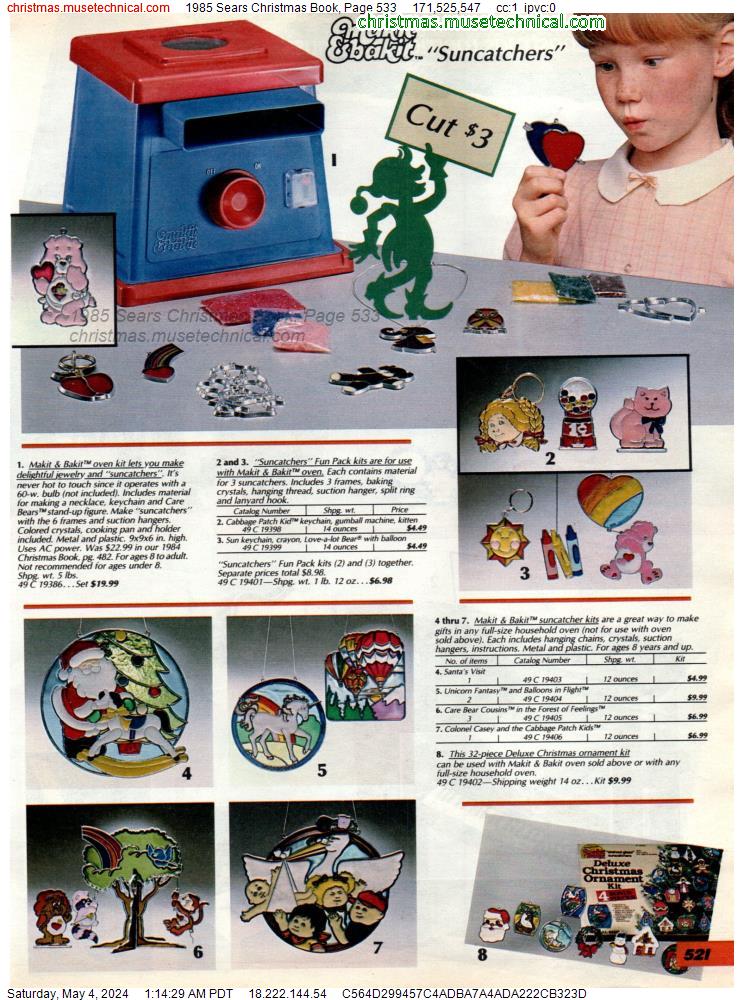 1985 Sears Christmas Book, Page 533