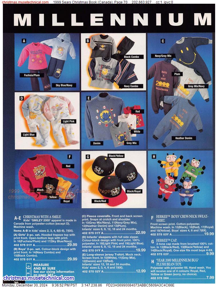 1999 Sears Christmas Book (Canada), Page 70